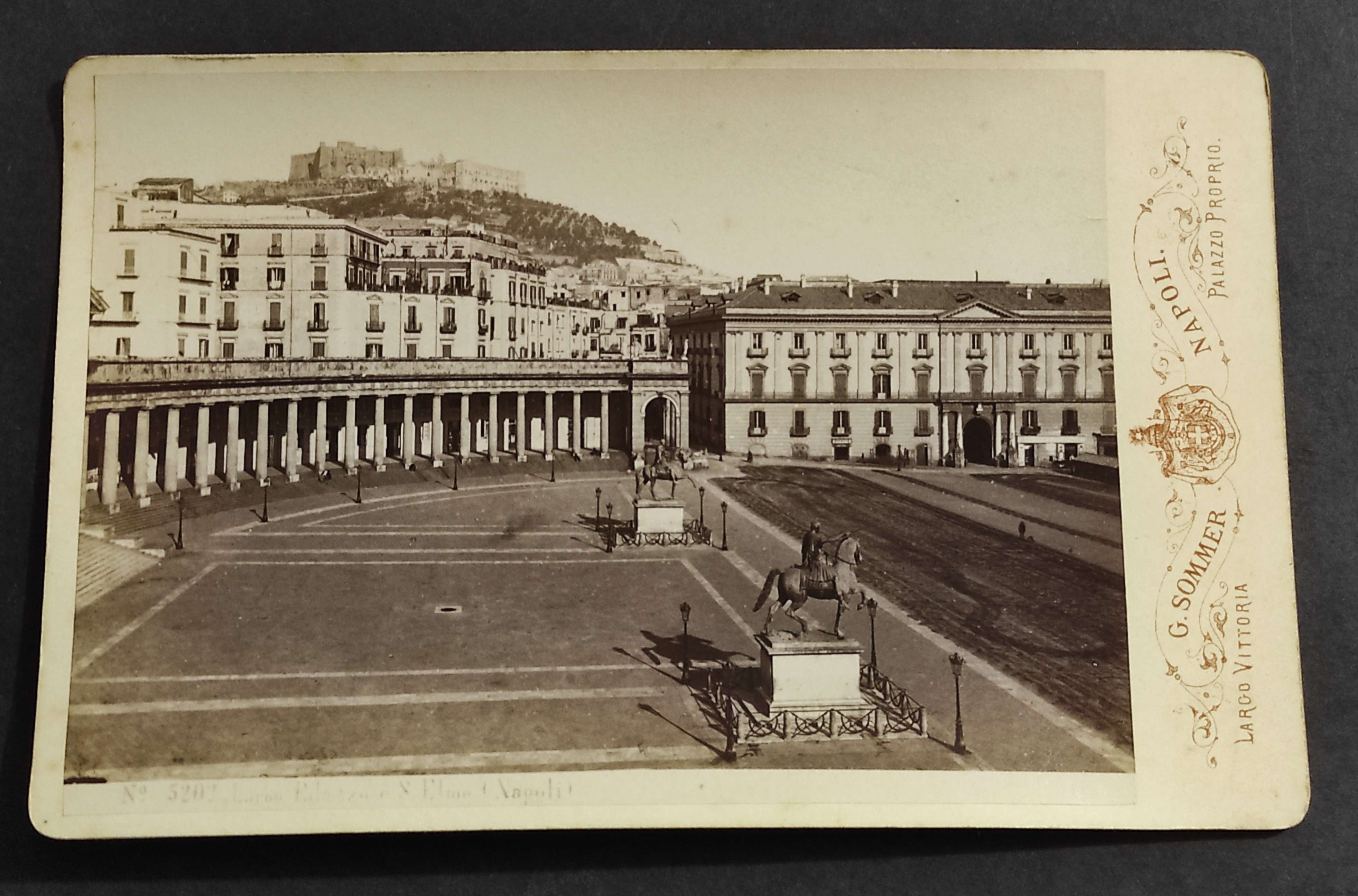 Fotografia Originale Su Cartoncino Napoli - Fotografo G. Sommer - …
