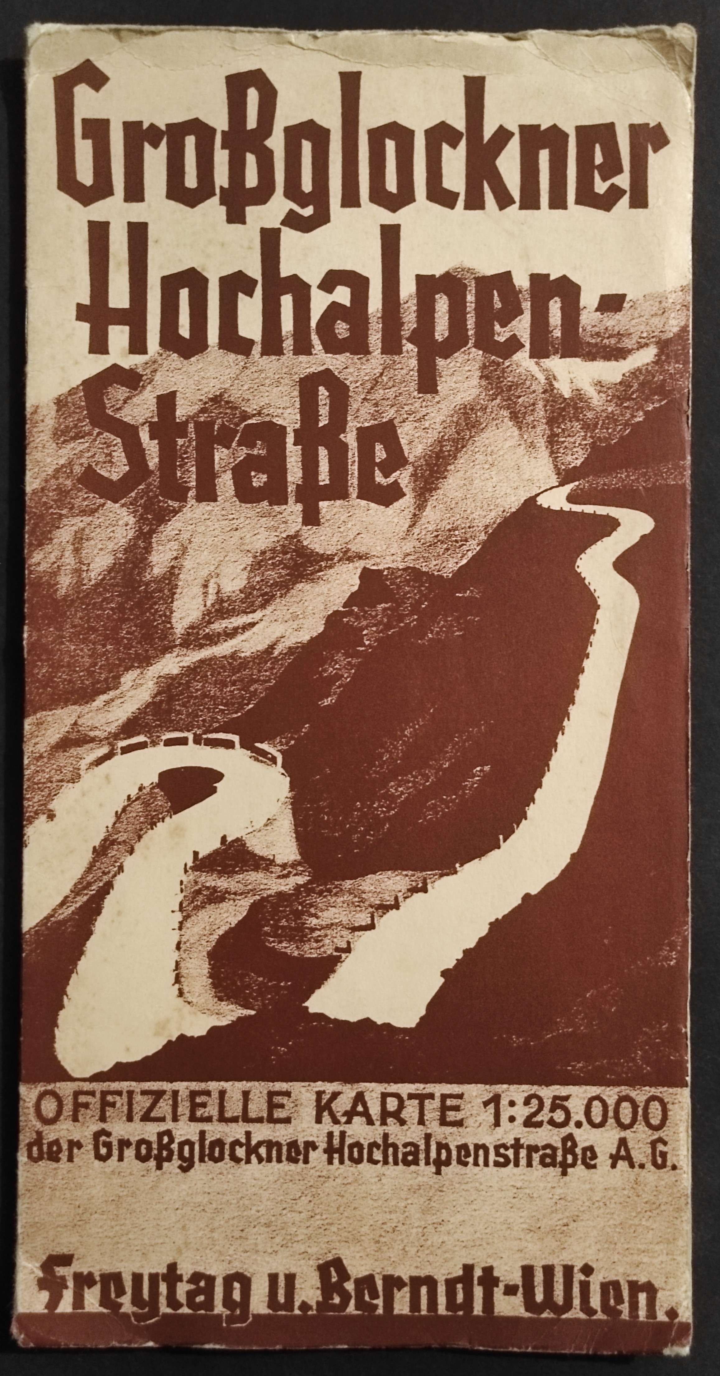 Karte Grobglocknet Hochalpen-Strabe - Freytag u. Berndt-Wien