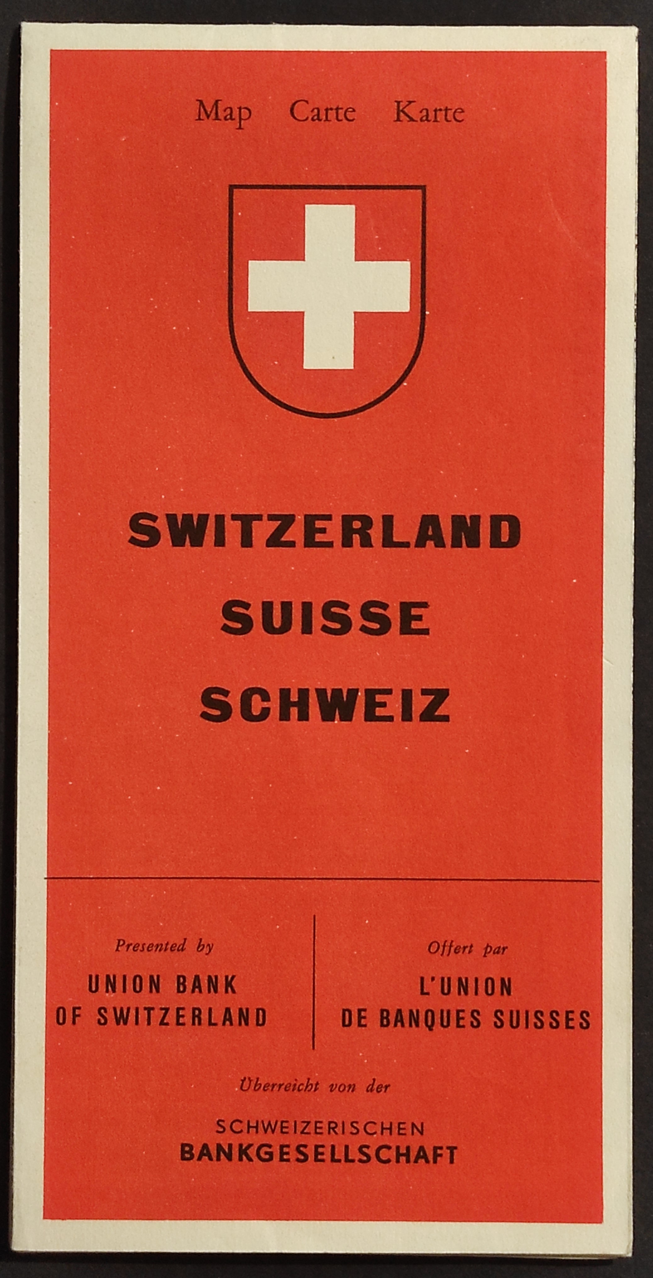 Map Carte Karte Switzerland Suisse
