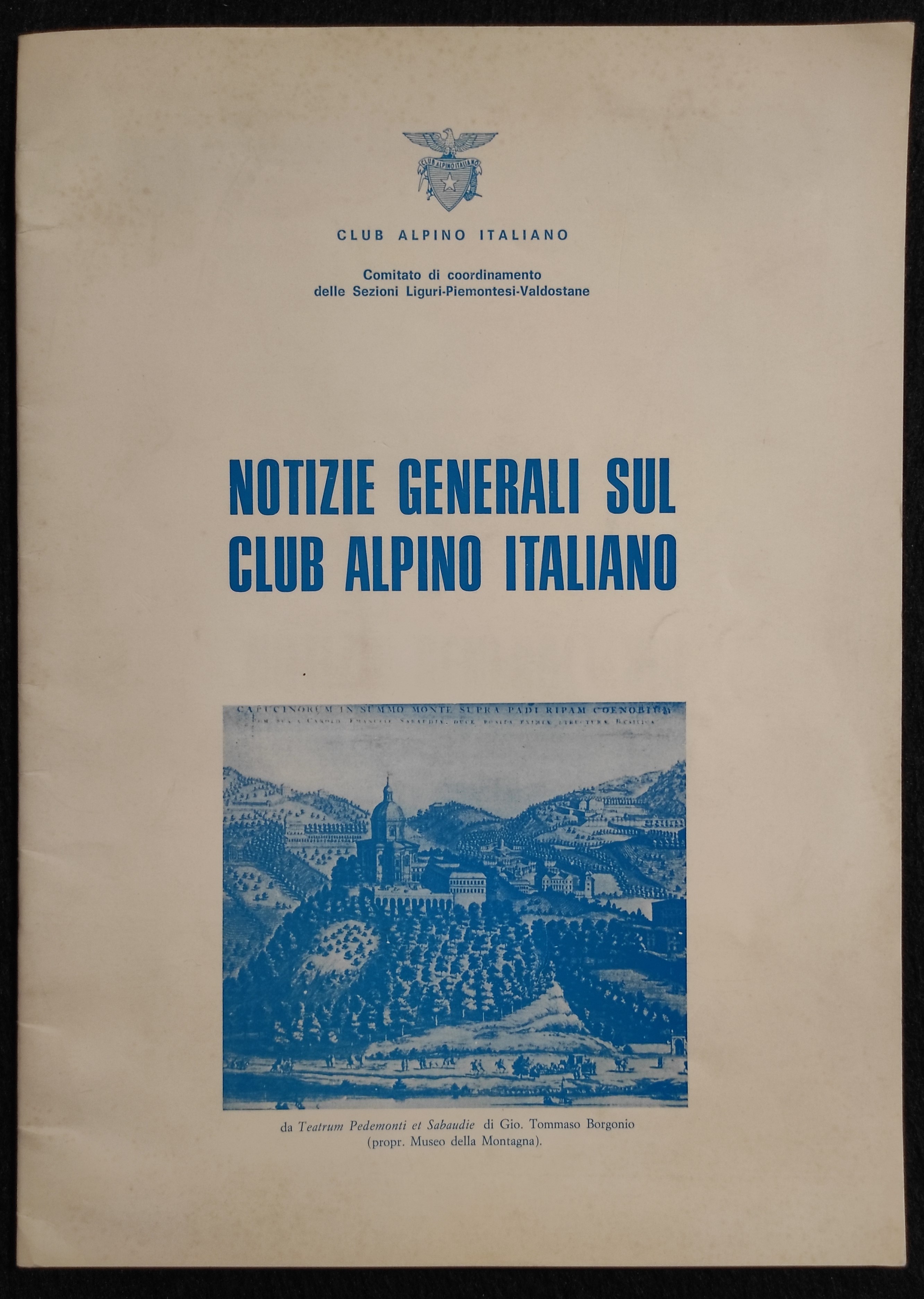 Notizie Generali sul Club Alpino Italiano - Sez. Liguri-Piemontesi-Valdostane