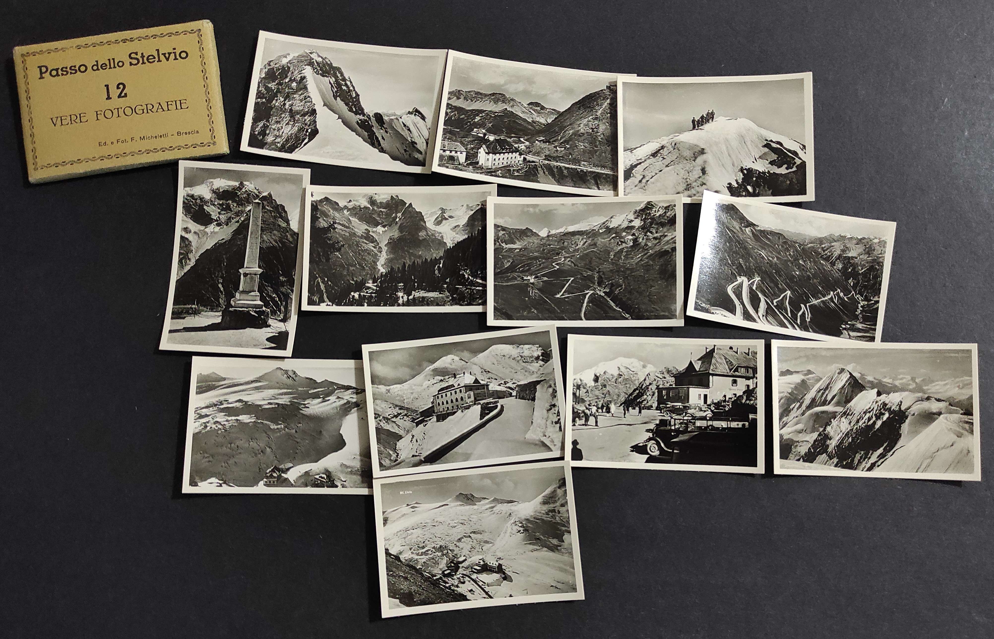 Passo dello Stelvio - 12 Vere Fotografie - Ed. Micheletti