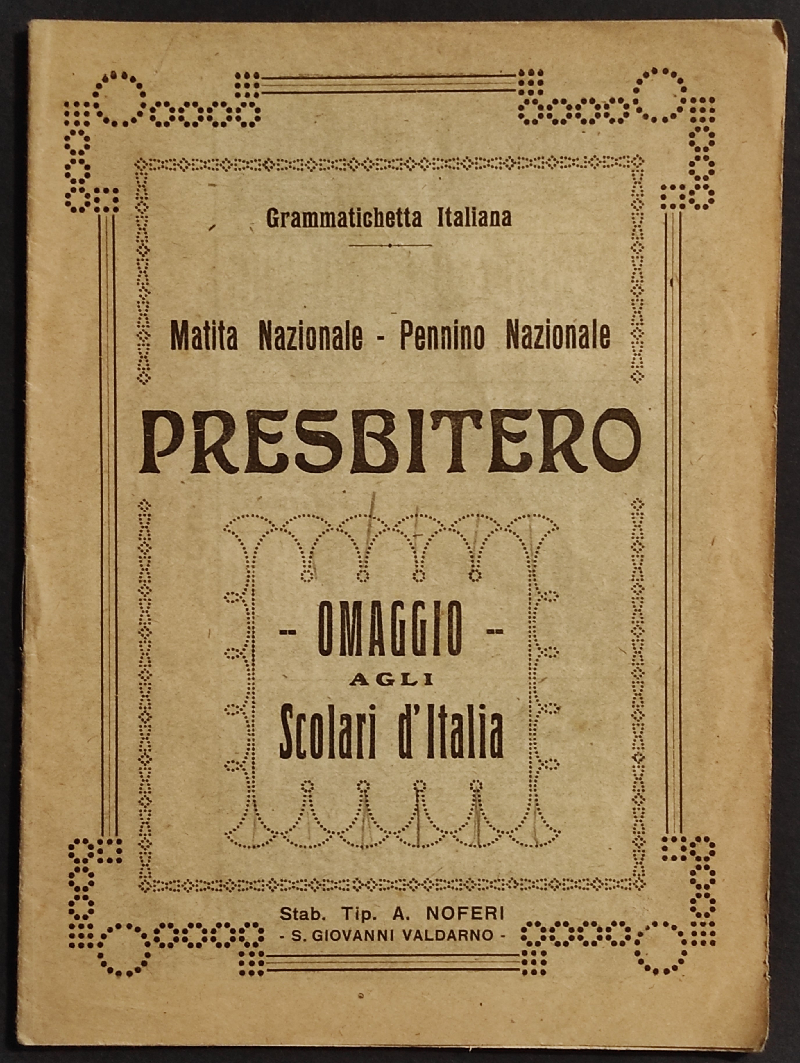 Presbitero - Grammatichetta Italana