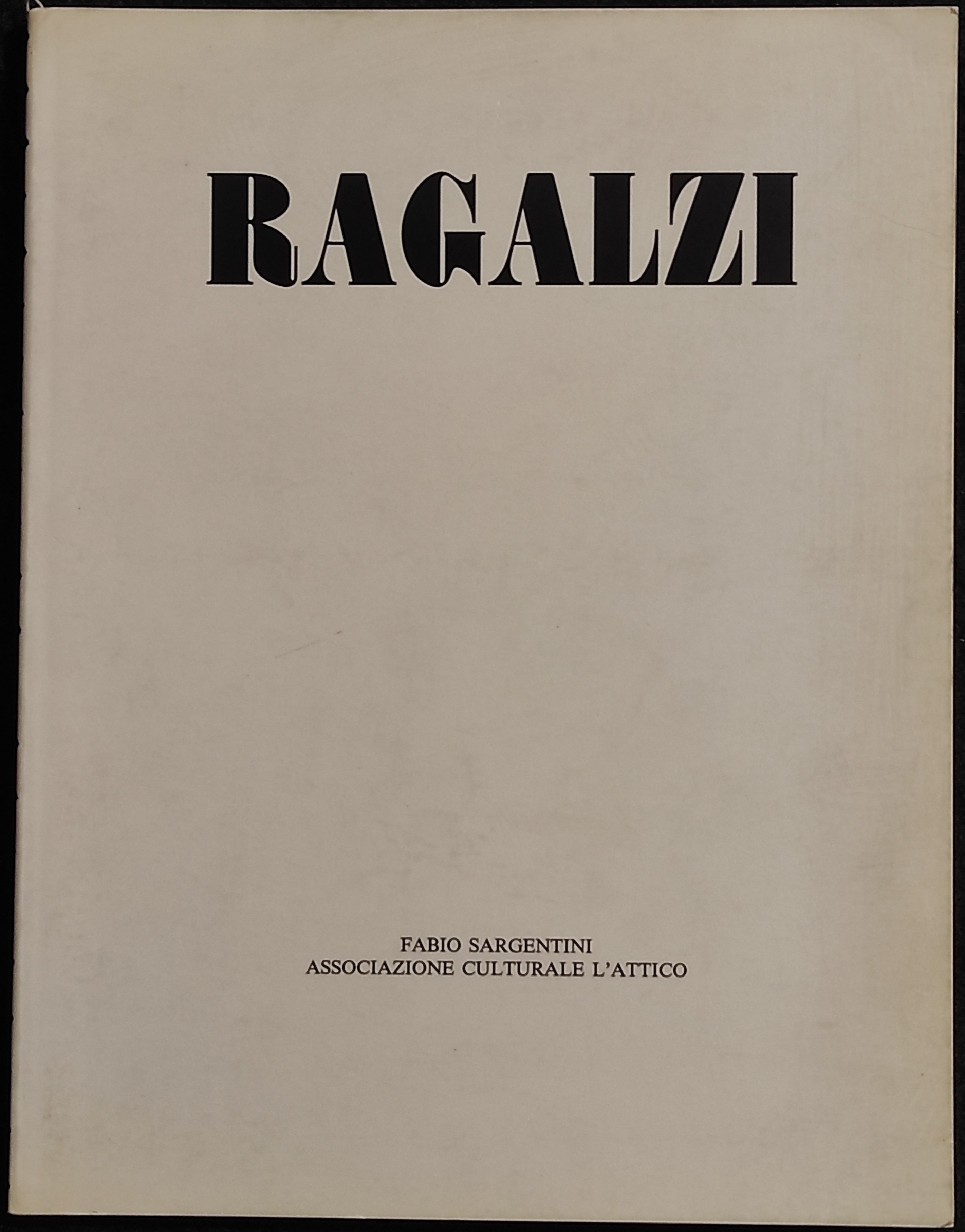Ragalzi - Impronte Kafkiane