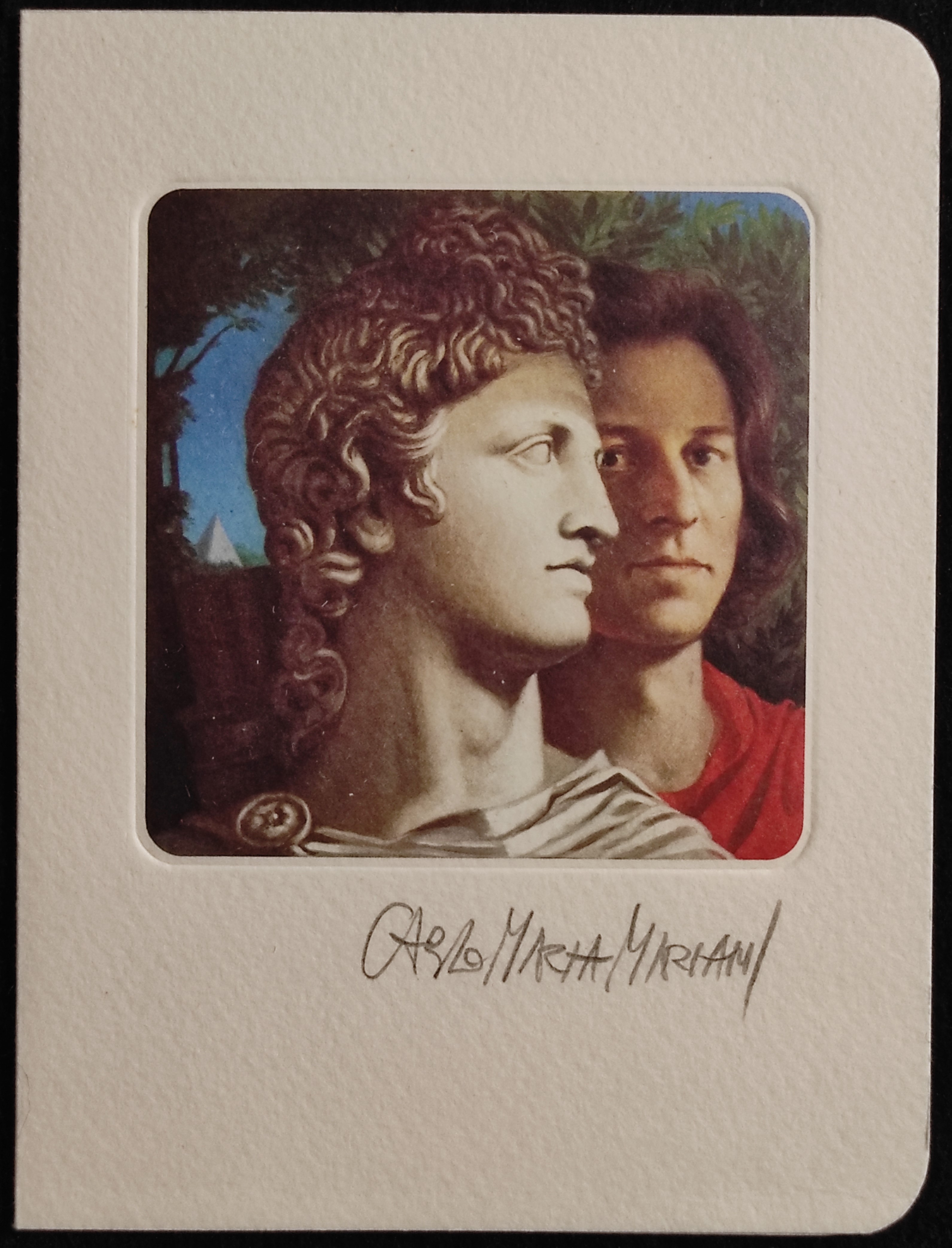 Riproduzione Fotolitografica Carlo Maria Mariani - Autoritratti Firmati