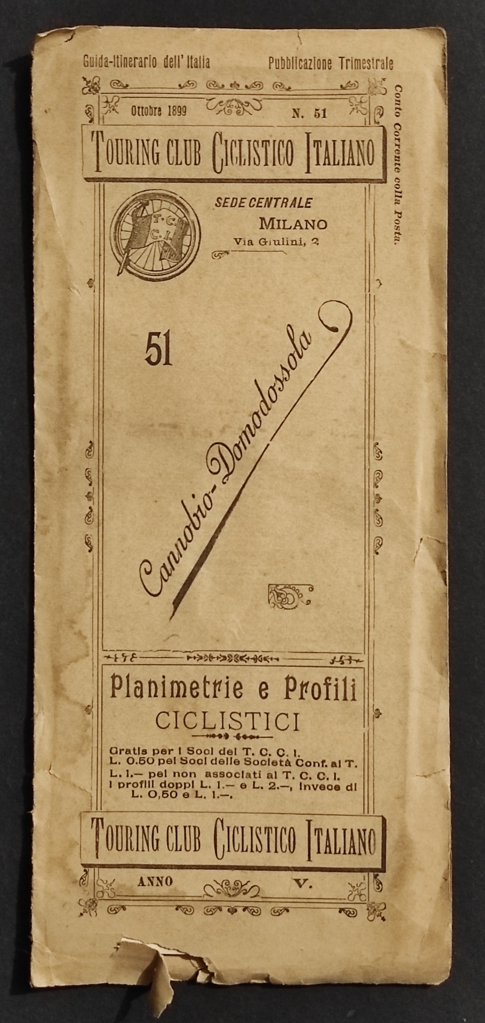 Touring Club Ciclistico Italiano - Cannobio-Domodossola 51 - Planimetrie e …