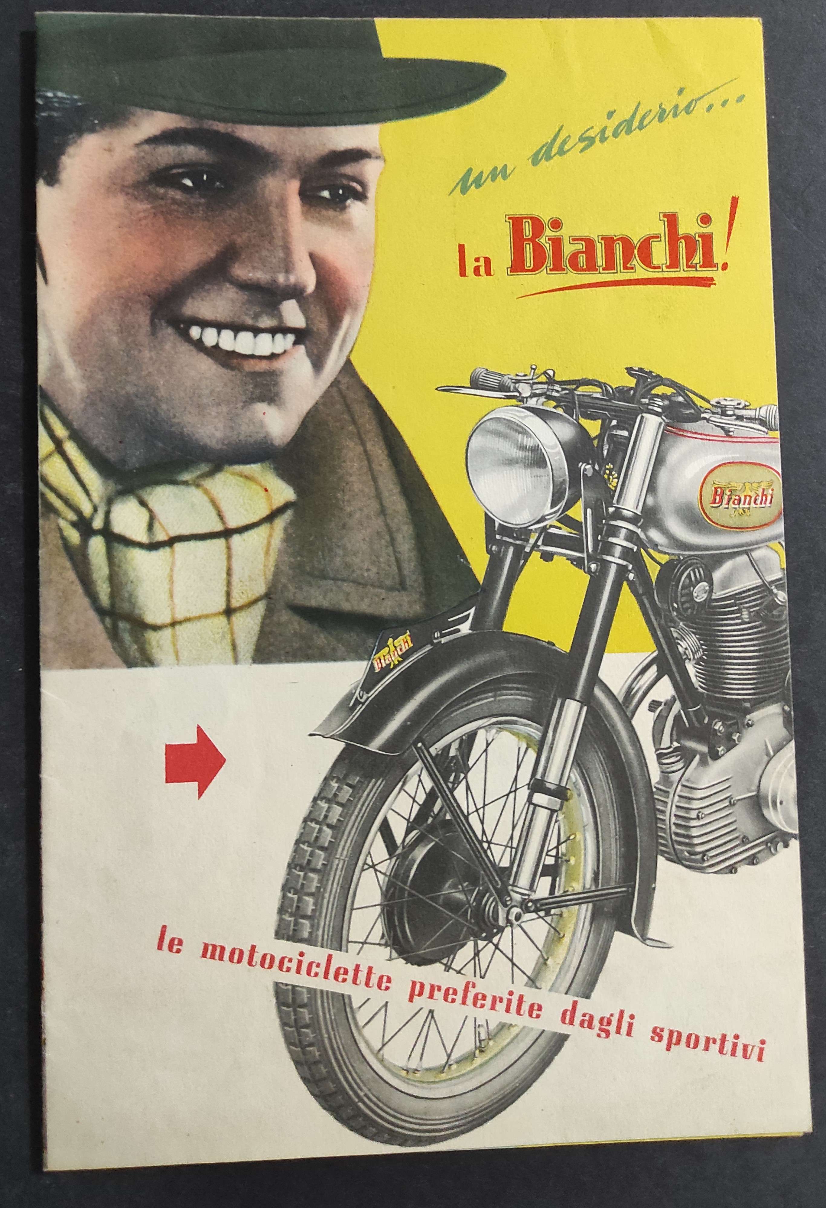 Un Desiderio. La Bianchi! - Ed. Bianchi - Motociclette Depliant