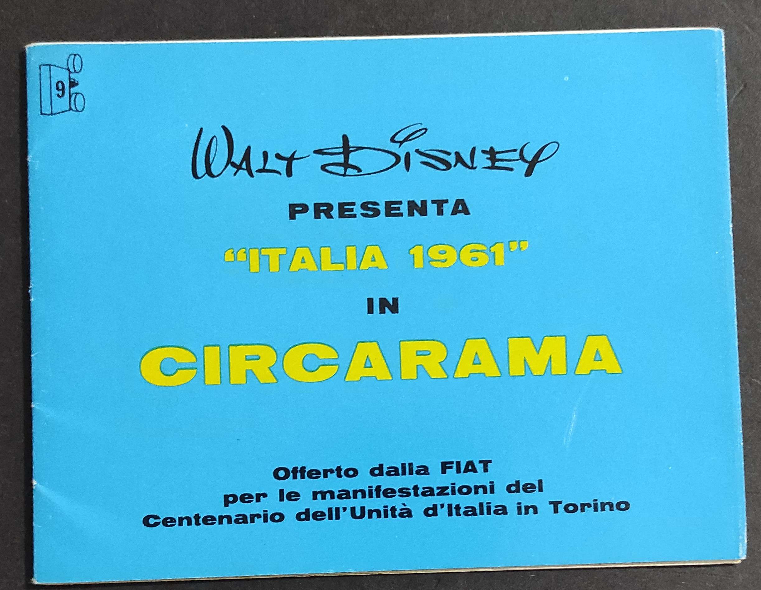 Walt Disney Presenta "Italia 1961" in Circarama - Depliant