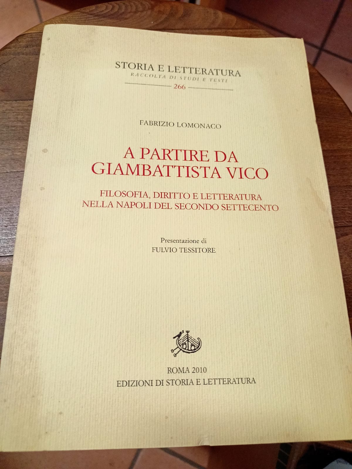 A partire da Gimabattista Vico