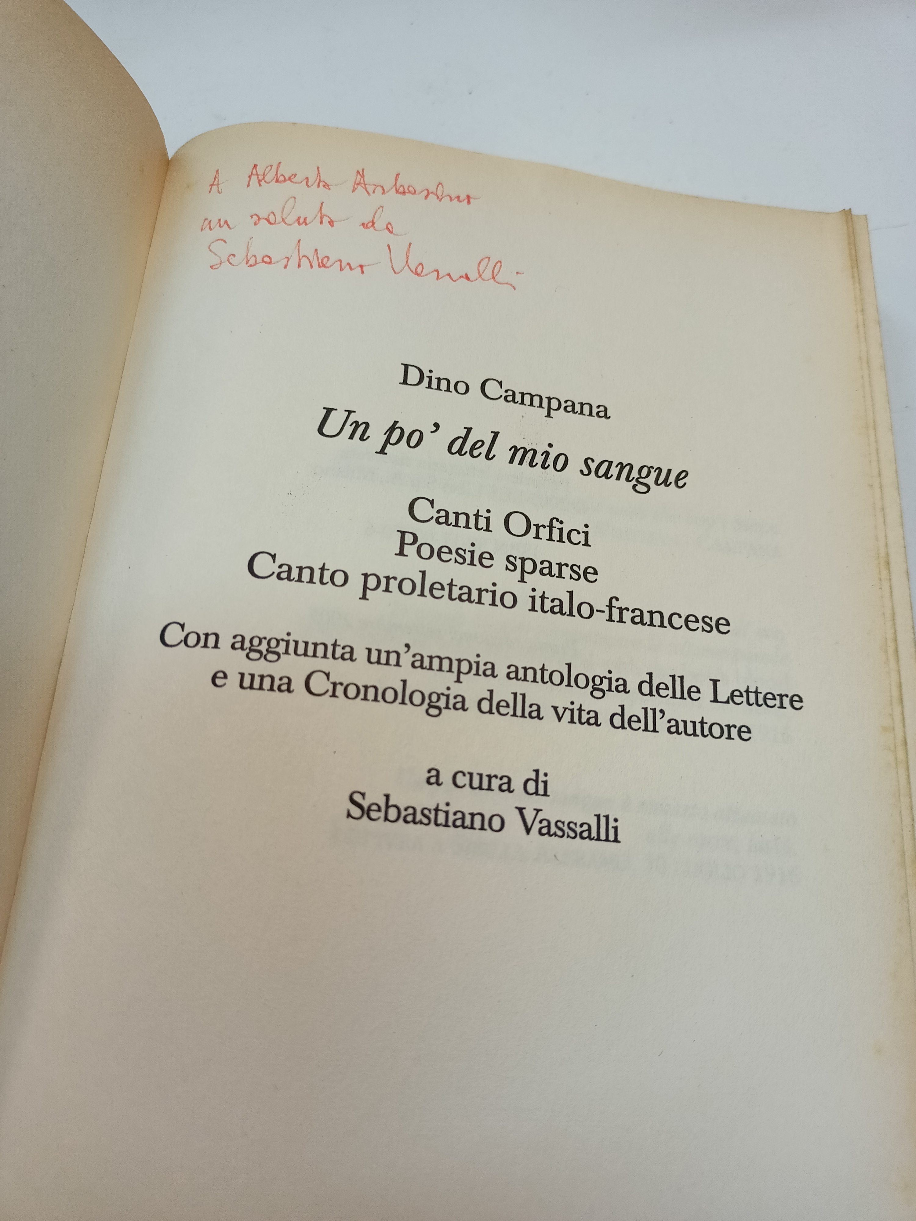 Un po' del mio sangue