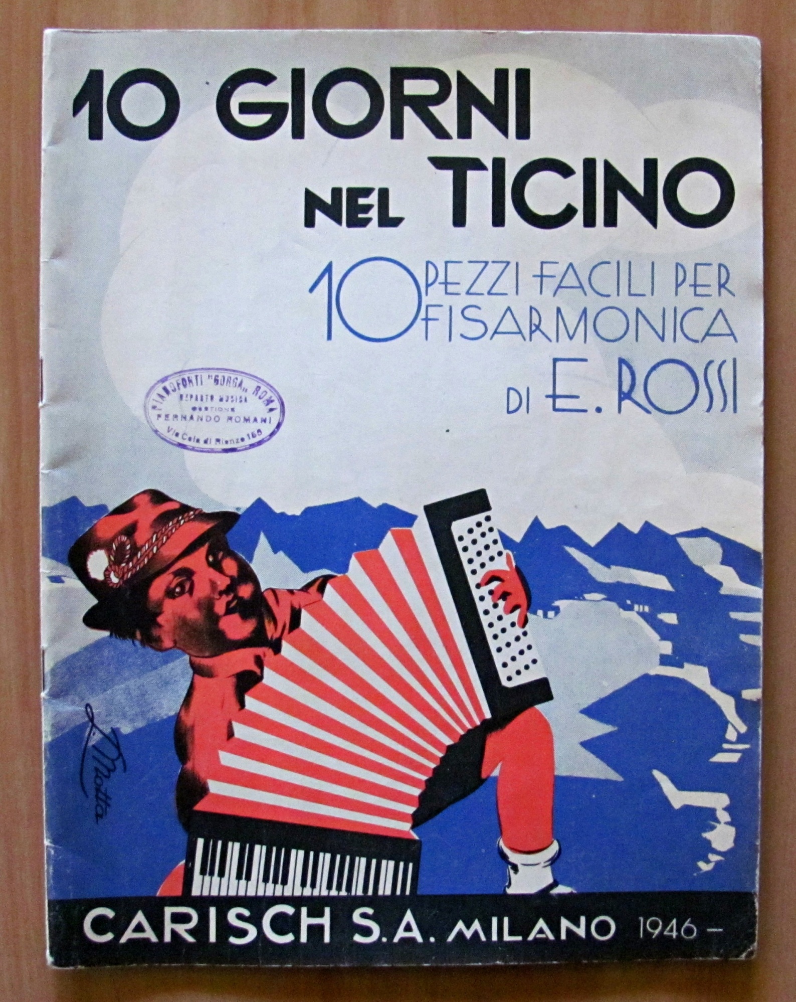 10 GIORNI NEL TICINO, 10 PEZZI FACILI PER FISARMONICA