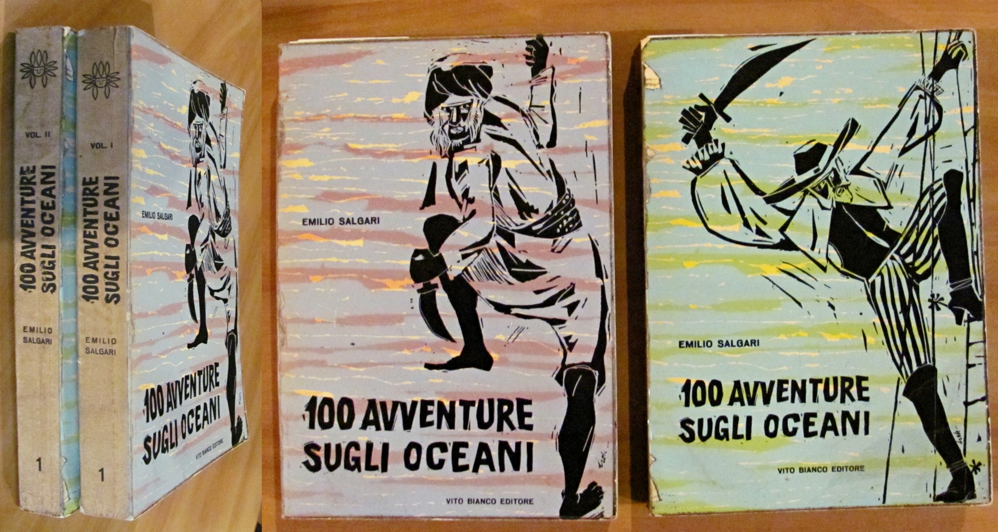 100 AVVENTURE SUGLI OCEANI - 2 Volumi, Completo, 1959