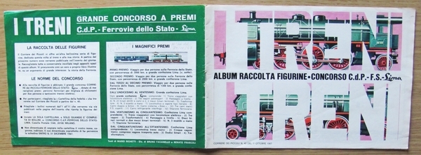 ALBUM FIGURINE - I TRENI - CONCORSO C.d.P. - F.S.- …