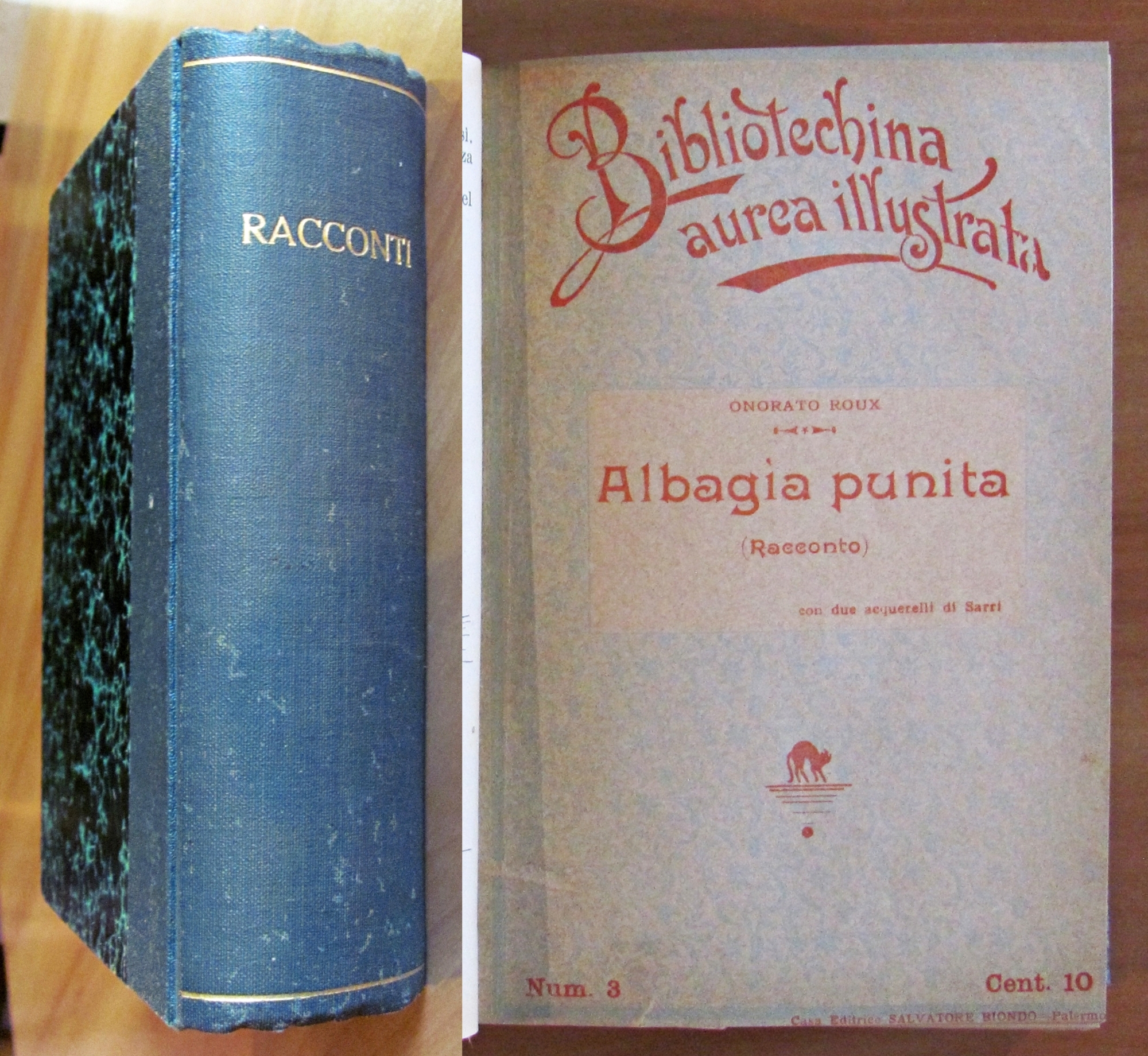 43 Fascicoli BIBLIOTECHINA AUREA ILLUSTRATA N.1/41 + 70/73 del 1901/02