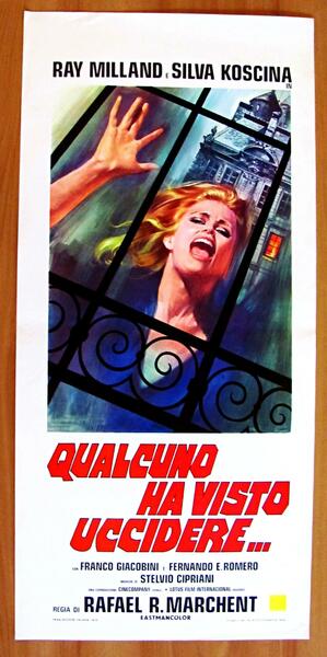 Locandina Originale QUALCUNO HA VISTO UCCIDERE - SILVA KOSCINA - …