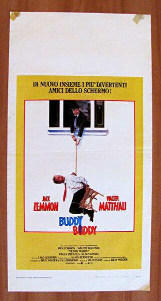 Locandina Originale BUDDY BUDDY con JACK LEMMON e Walter MATTHAU …