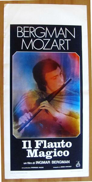 Locandina Originale INGMAR BERGMAN MOZART - IL FLAUTO MAGICO, I …