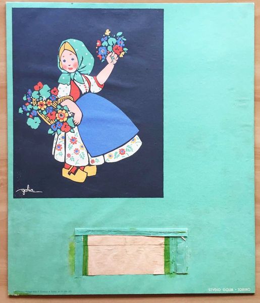 AFFICHE - CALENDARIO illustrato da GOLIA 1935