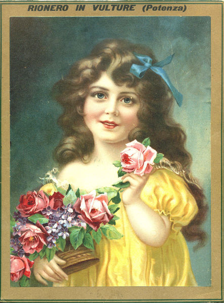 AFFICHE pubblicitaria anni '30. Rionero in Vulture - Potenza