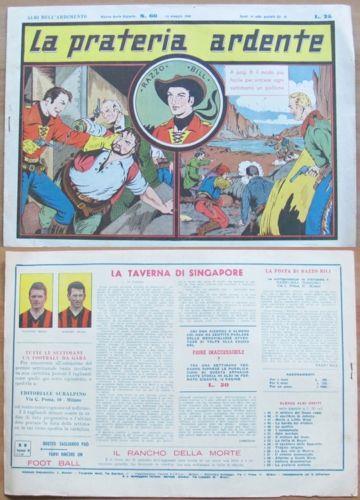 Albi Ardimento N.60. Razzo Bill. La Prateria Ardente con 2 …