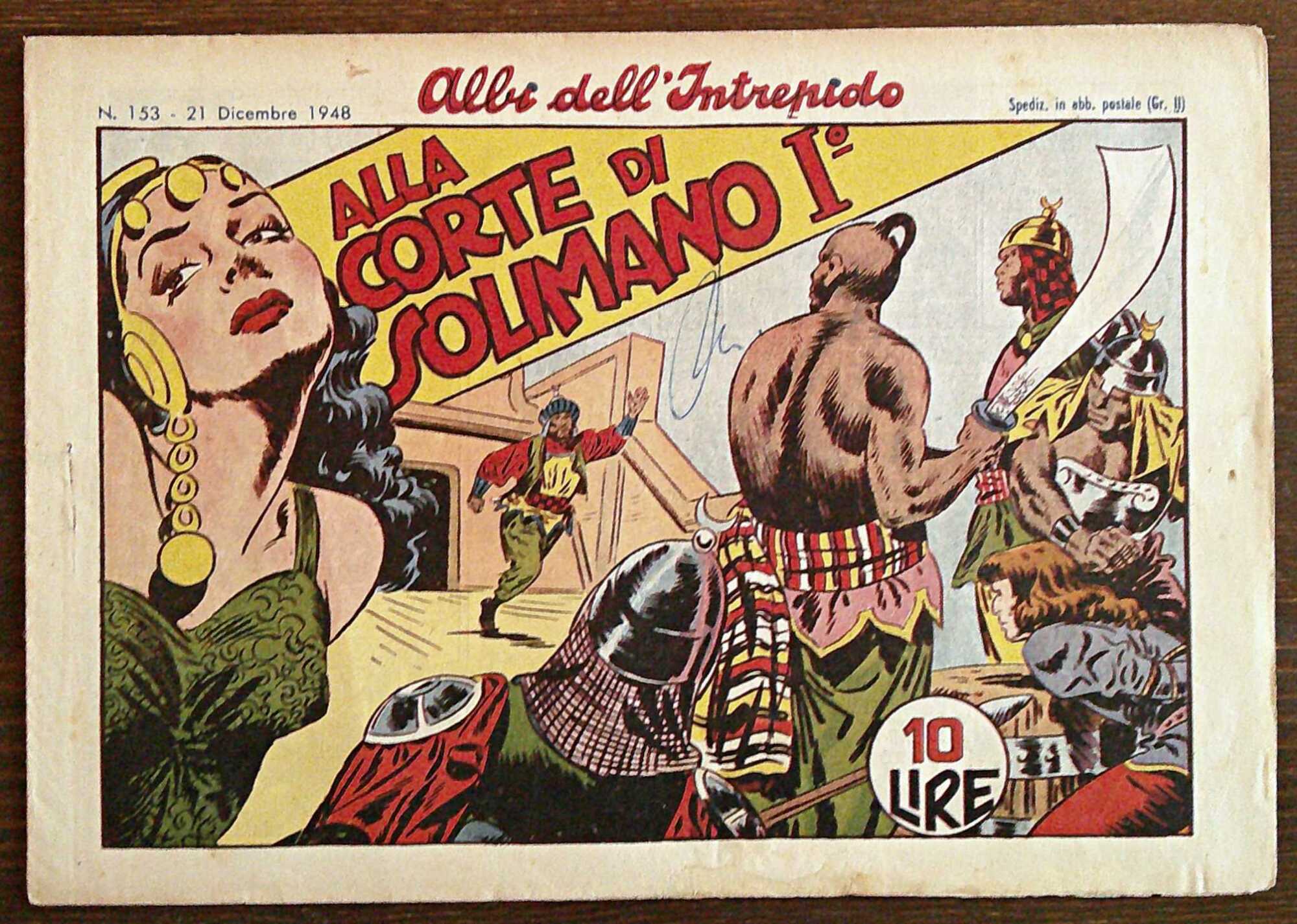 ALBI dell'INTREPIDO N.153 - Alla Corte di Solimano I, 1948