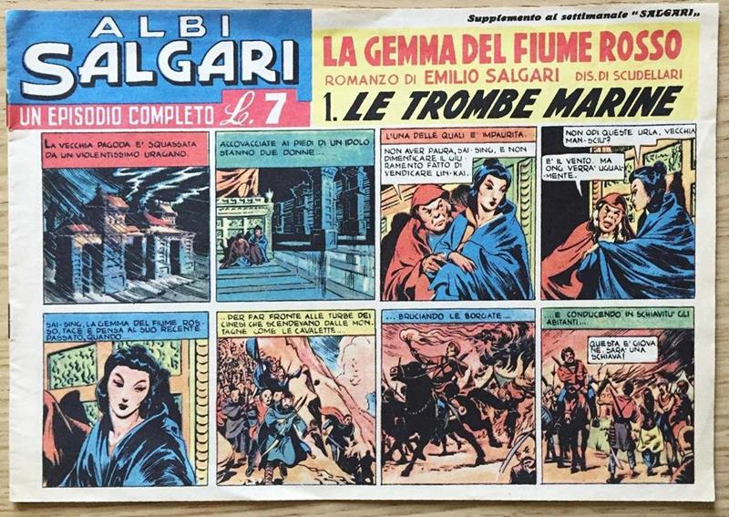 Albi Salgari. La Gemma Del Fiume Rosso N. 1 Le …