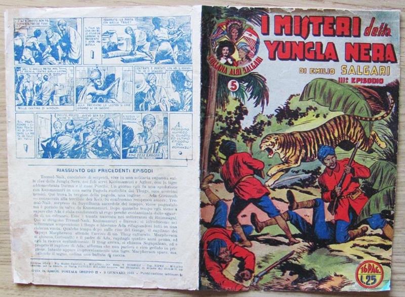 Albi Salgari N.5. I Misteri Della Yungla Nera. Iii^ Episodio