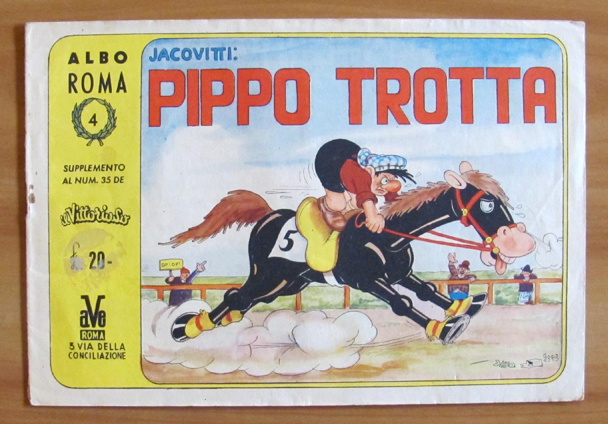 ALBO ROMA N.4 - JACOVITTI - PIPPO TROTTA