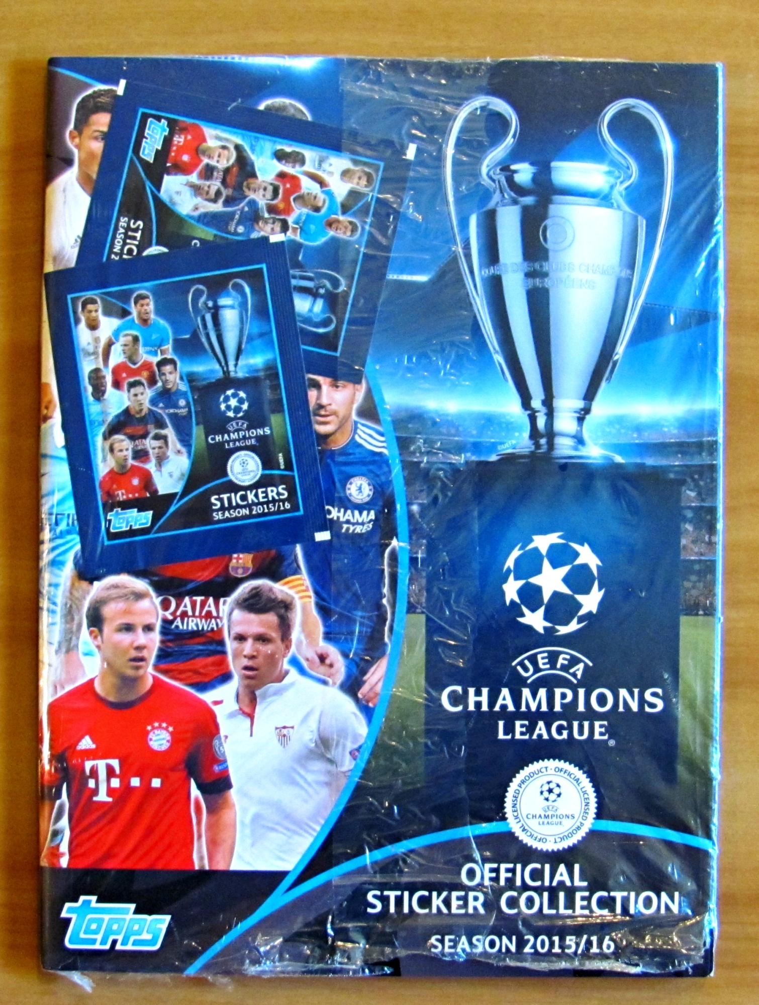 ALBUM FIGURINE CALCIATORI CHAMPIONS LEAGUE 2015/2016