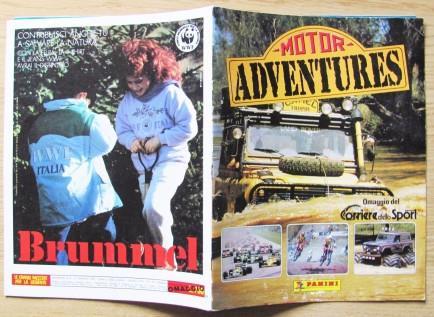 Album Figurine Panini 1987. Motor Adventures. Vuoto