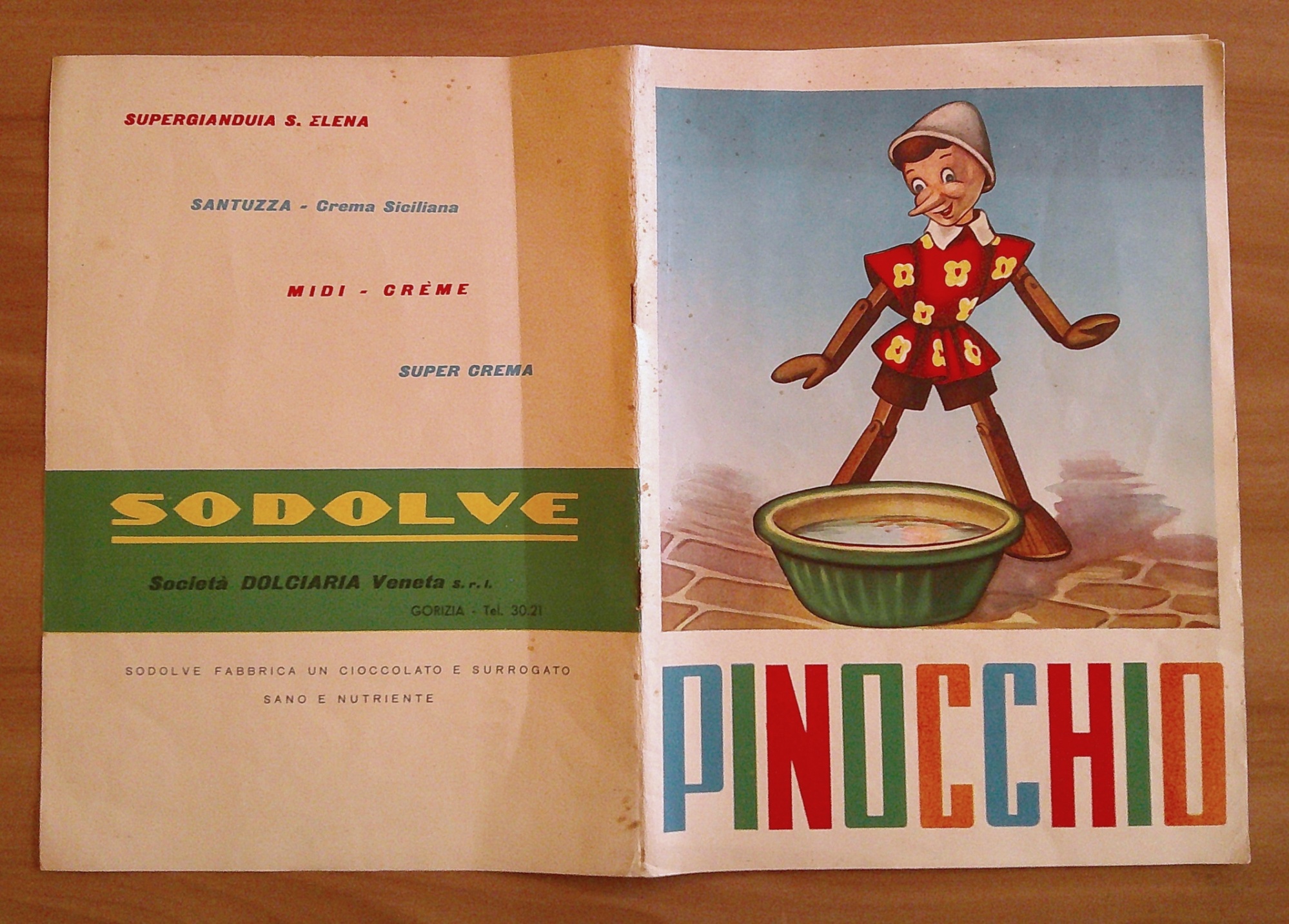 Album Figurine PINOCCHIO, anni '50 - VUOTO