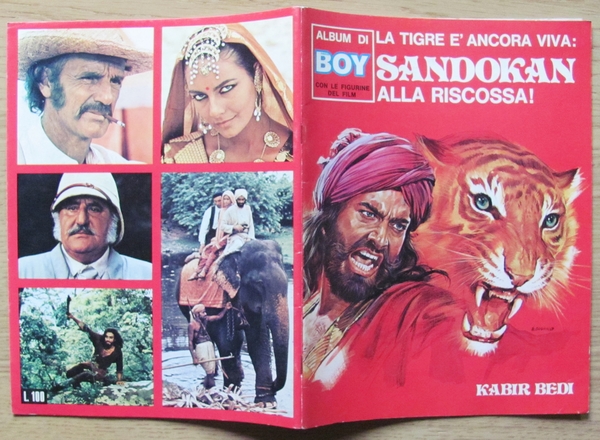 ALBUM FIGURINE SANDOKAN ALLA RISCOSSA - EDIERRE, 1977 - VUOTO