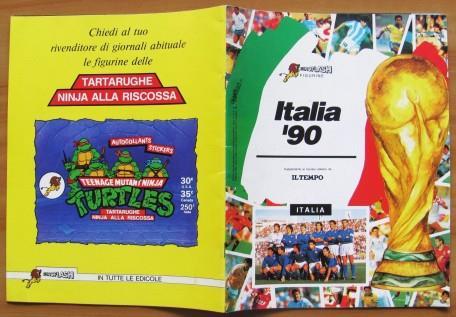 Album Italia 90. Euroflash, 1990. Supplemento A Il Tempo. Vuoto