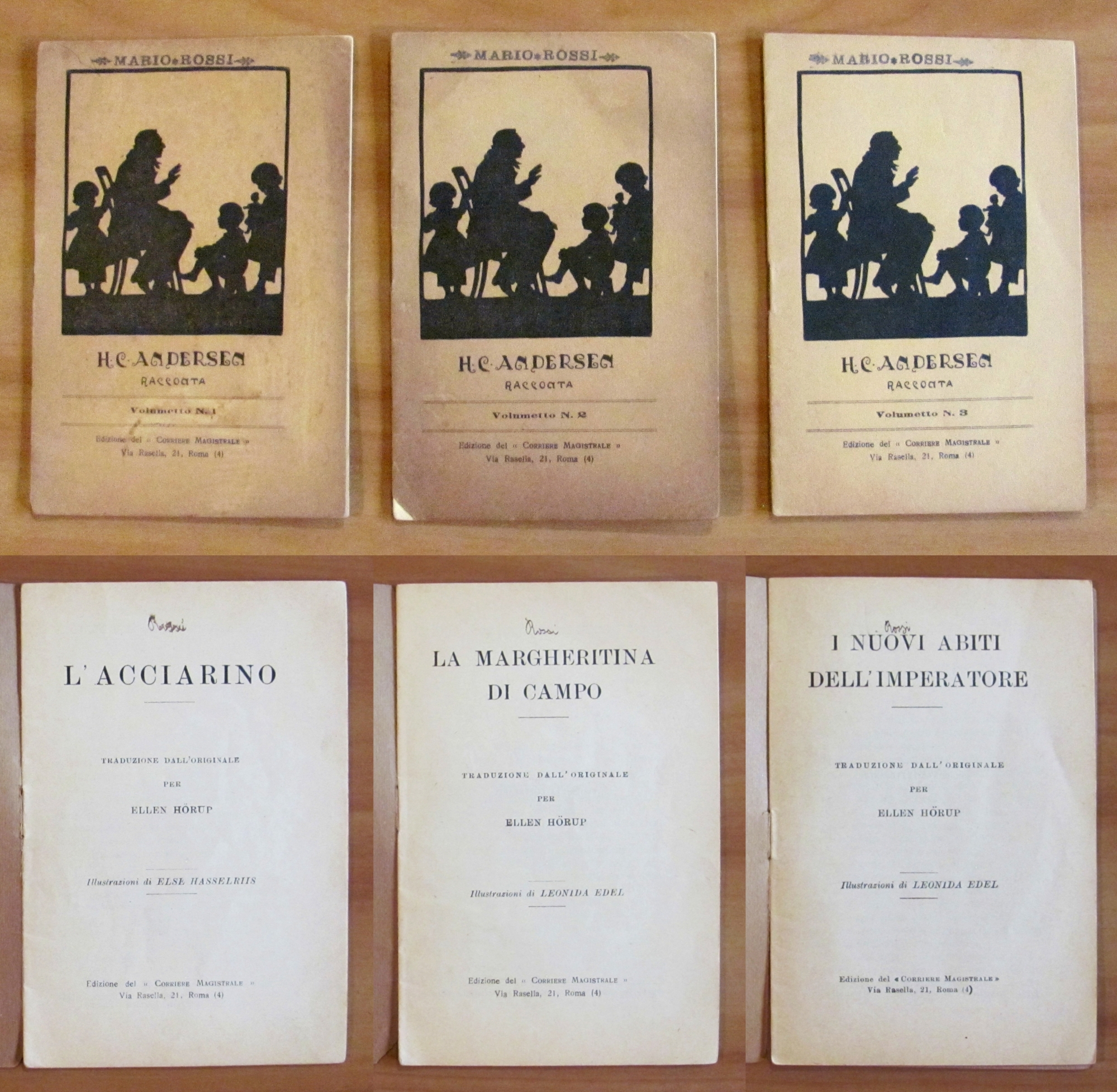 ANDERSEN RACCONTA Vol. 1, 2 e 3, primi '900 - …