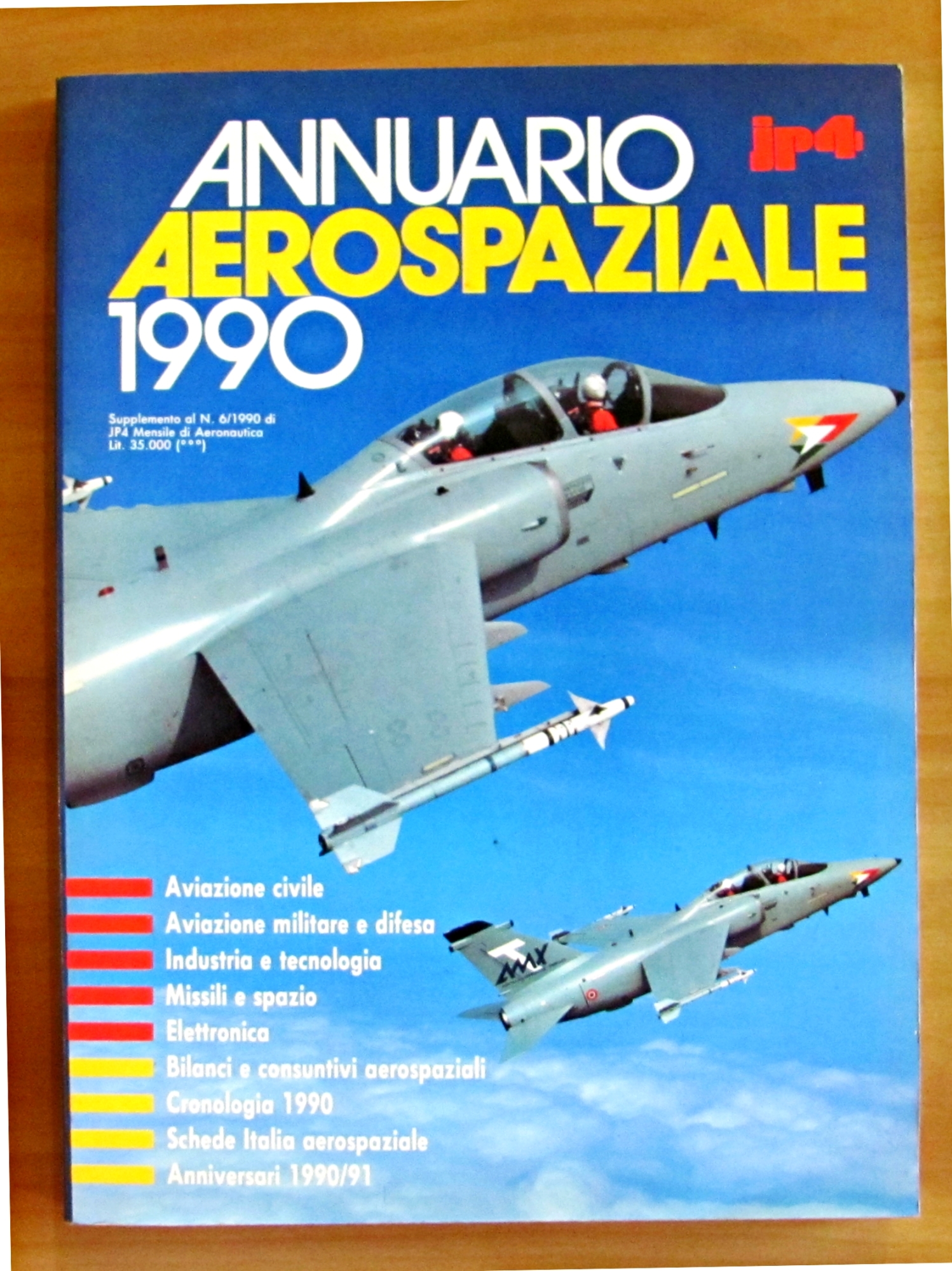 ANNUARIO AEROSPAZIALE 1990 - JP4