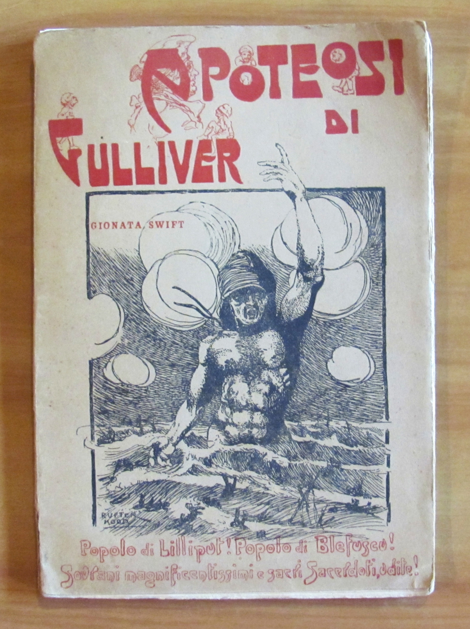 APOTEOSI DI GULLIVER - Prima versione italiana, 1920 - ill. …