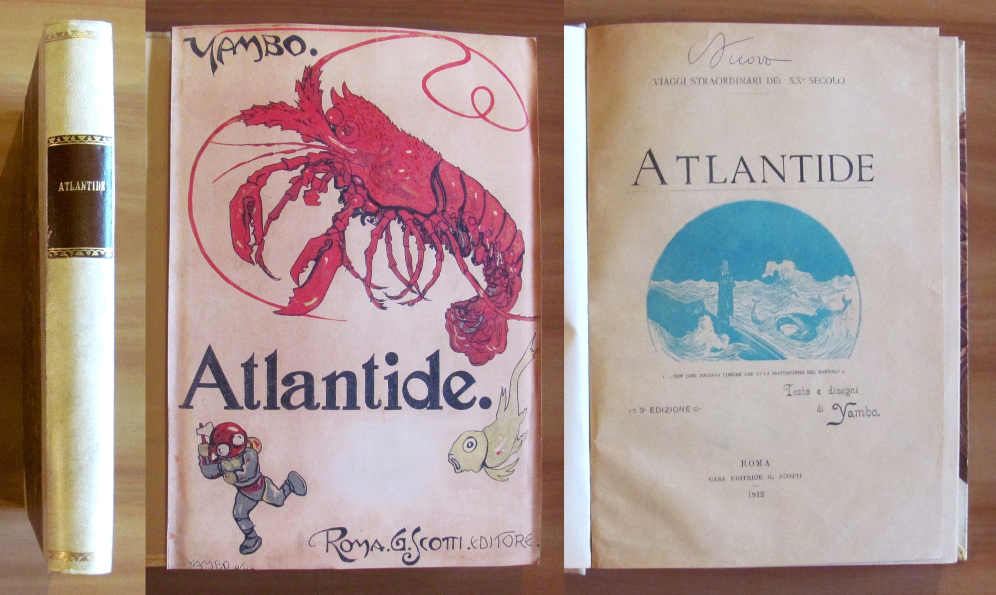 ATLANTIDE - Viaggi straordinari del XX^ Secolo, 1912 - ill. …