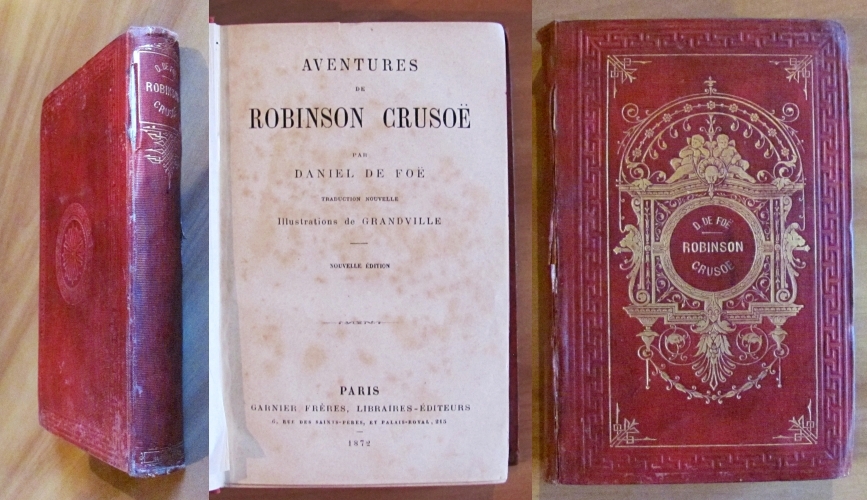 AVENTURES DE ROBINSON CRUSOE, 1872 - ill. GRANDVILLE