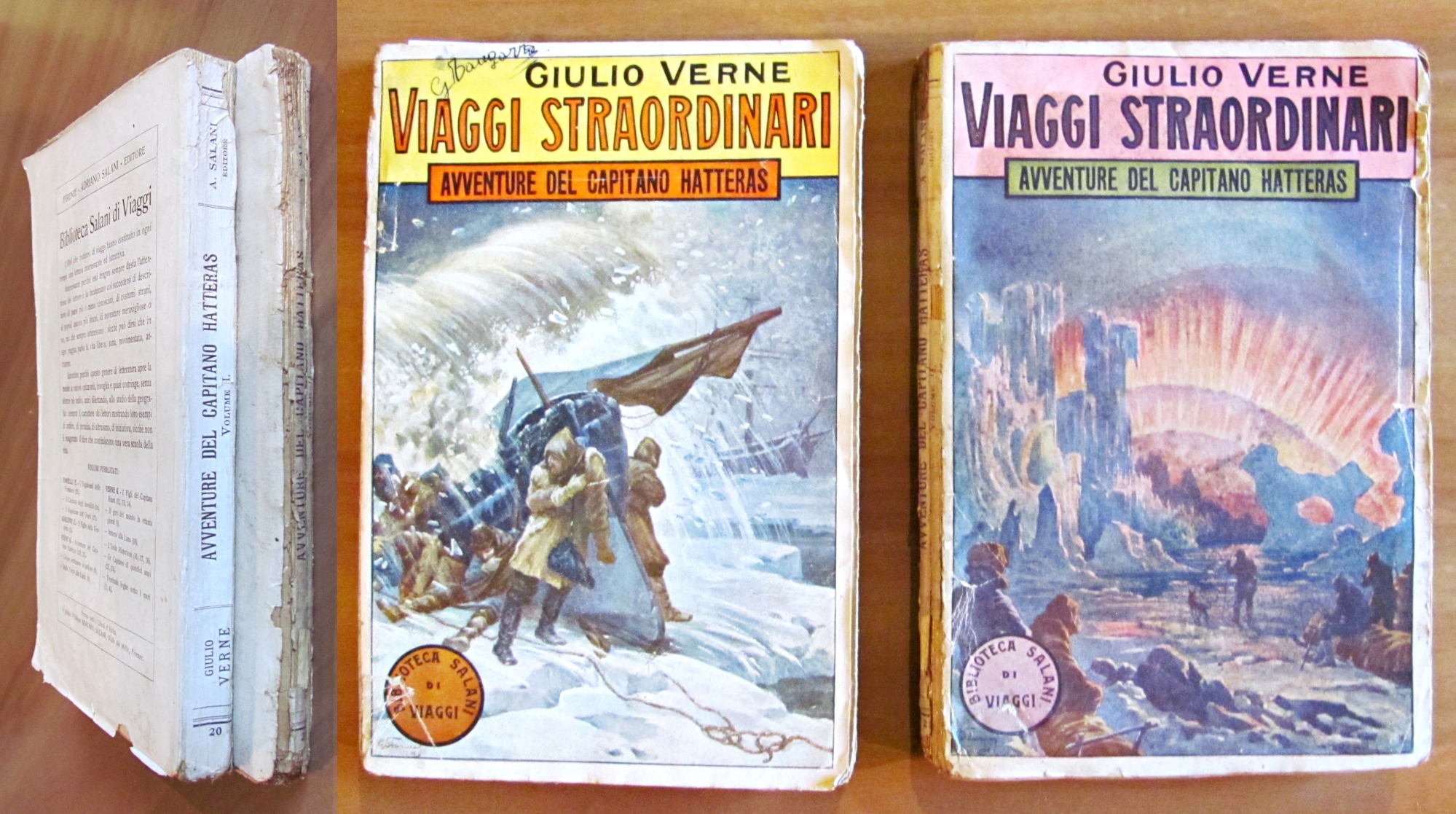 AVVENTURE DEL CAPITANO HATTERAS - Viaggi Straordinari in 2 Volumi …