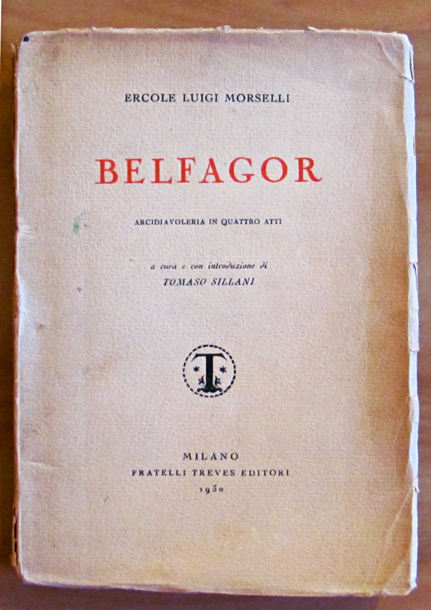 BELFAGOR - ARCIDIAVOLERIA IN QUATTRO ATTI