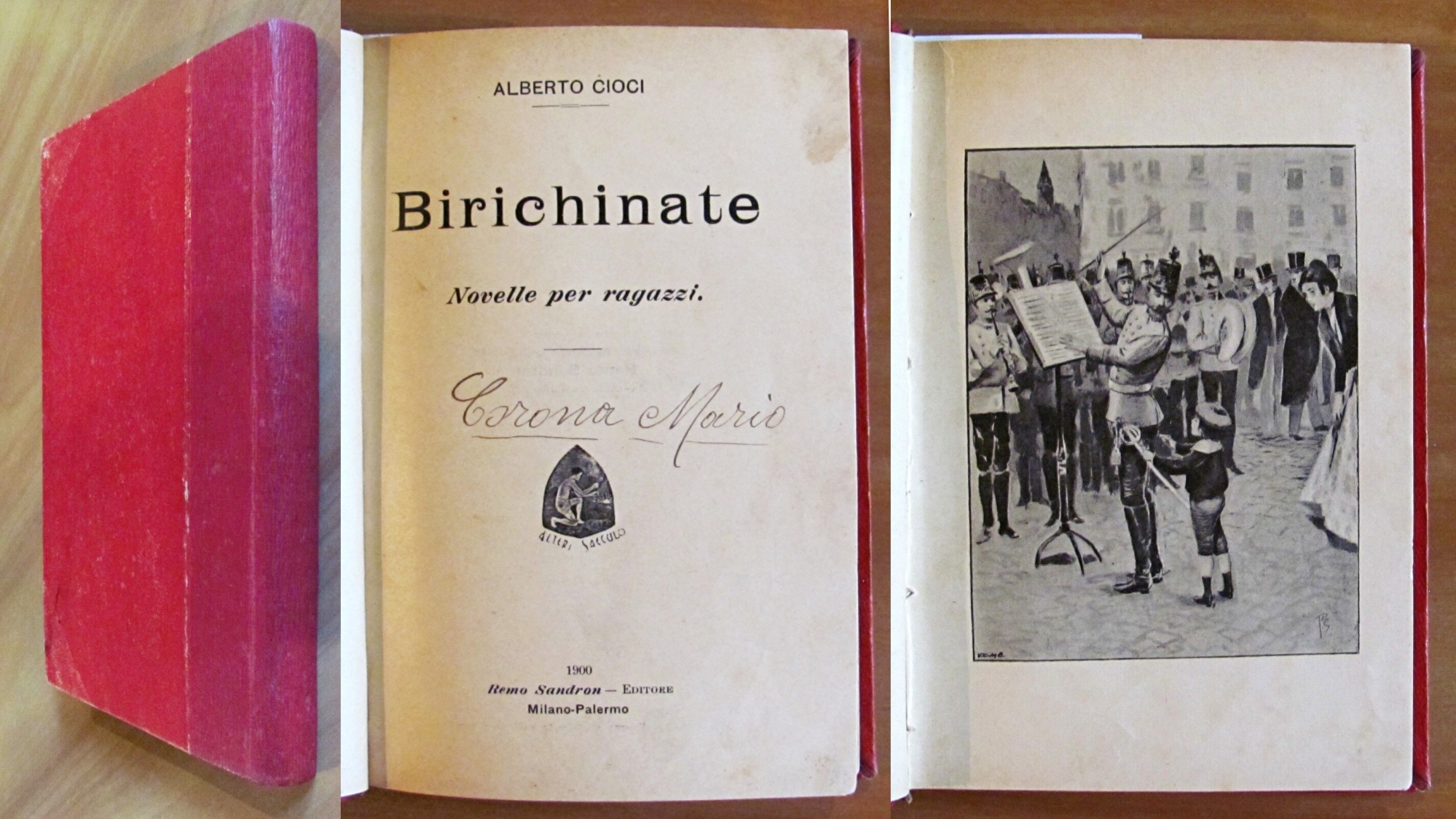 BIRICHINATE - Novelle per ragazzi, I ed. 1900