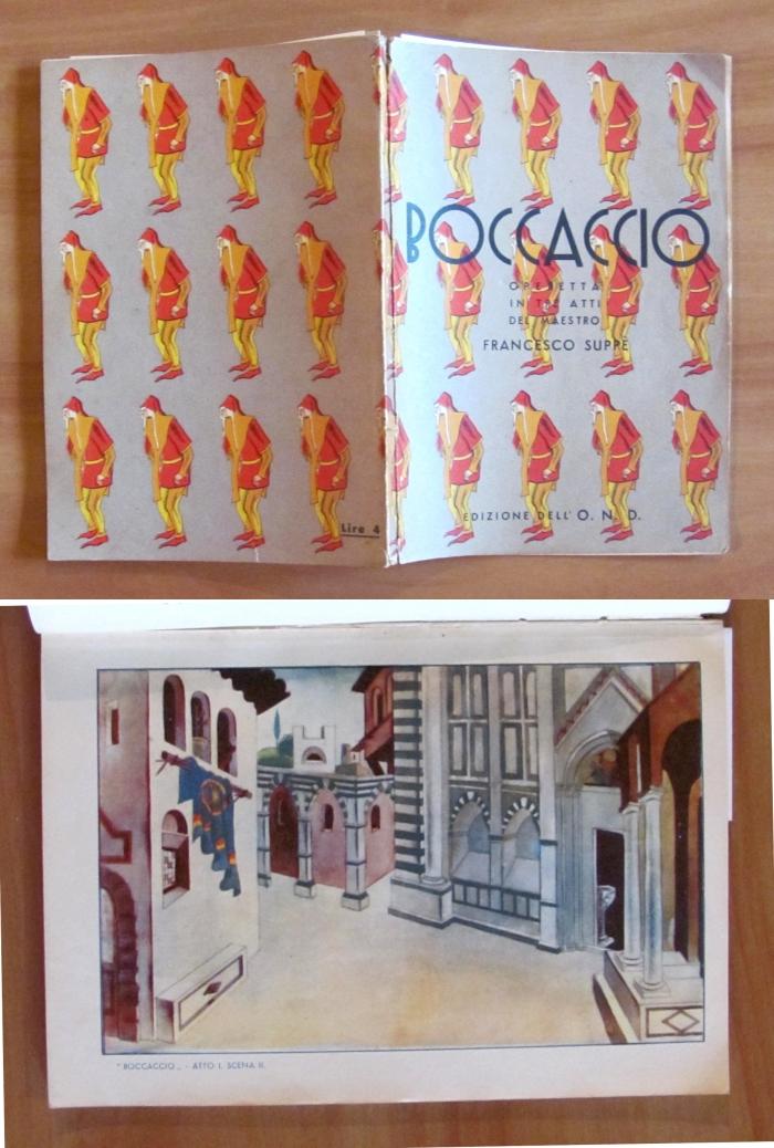 BOCCACCIO - Operetta in 3 Atti e 4 Quadri