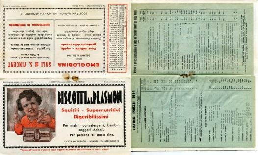 Brochure Biscotti Al Plasmon. Squisiti. Supernutritivi. Digeribilissimi Per Malati, Convalescenti, …