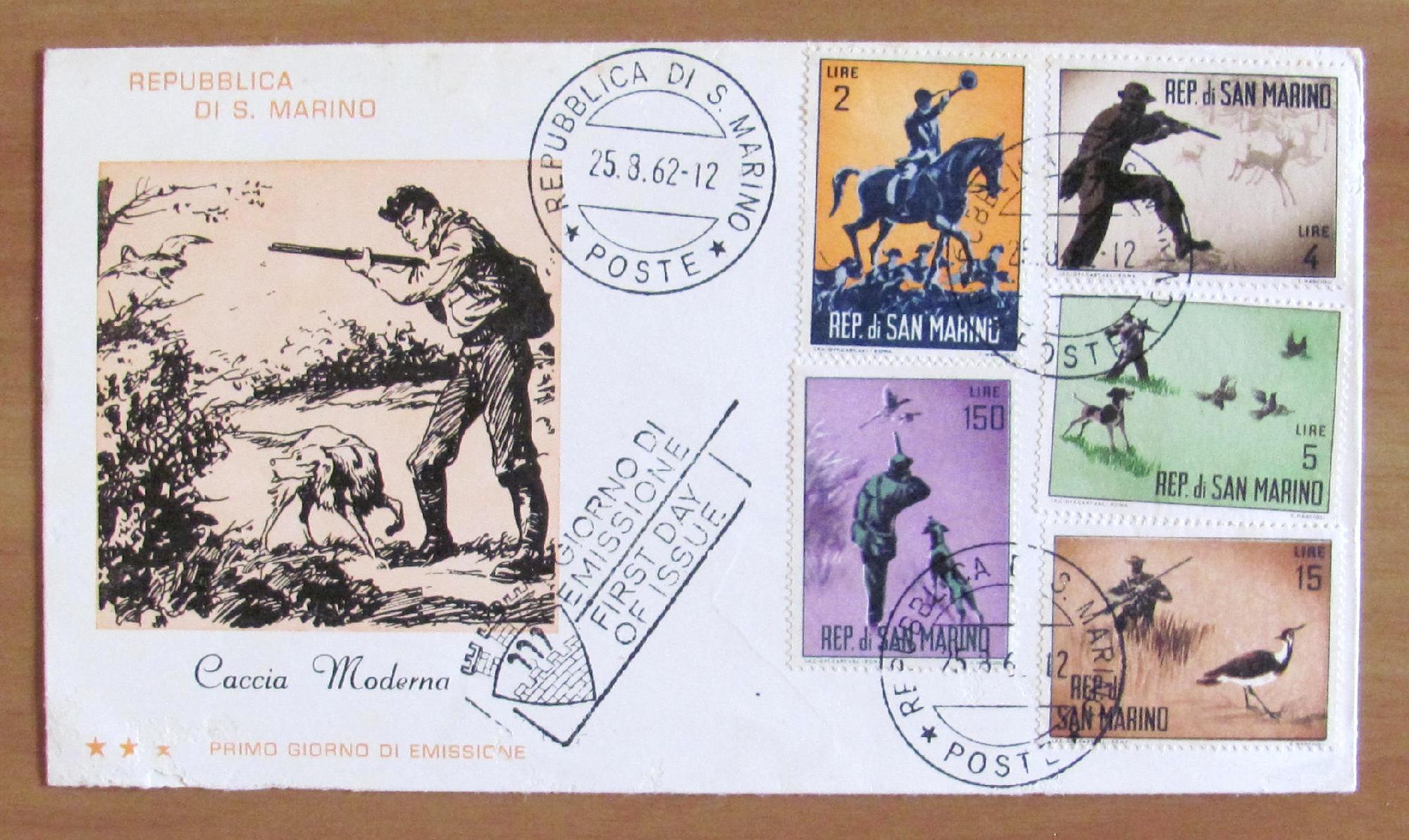 BUSTA I^ GIORNO EMISSIONE - FDC - REPUBBLICA SAN MARINO …