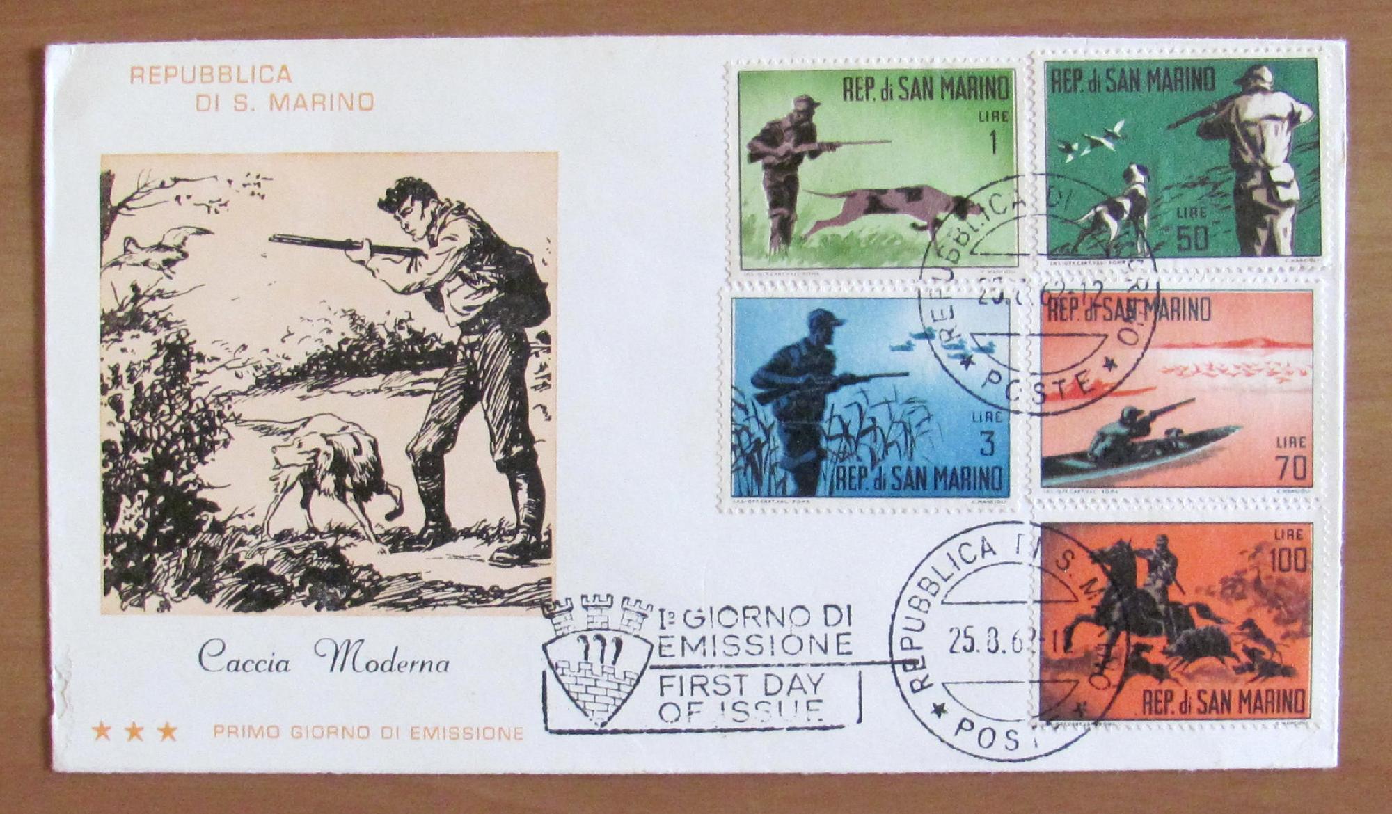 BUSTA PRIMO GIORNO EMISSIONE - FDC - REPUBBLICA SAN MARINO …