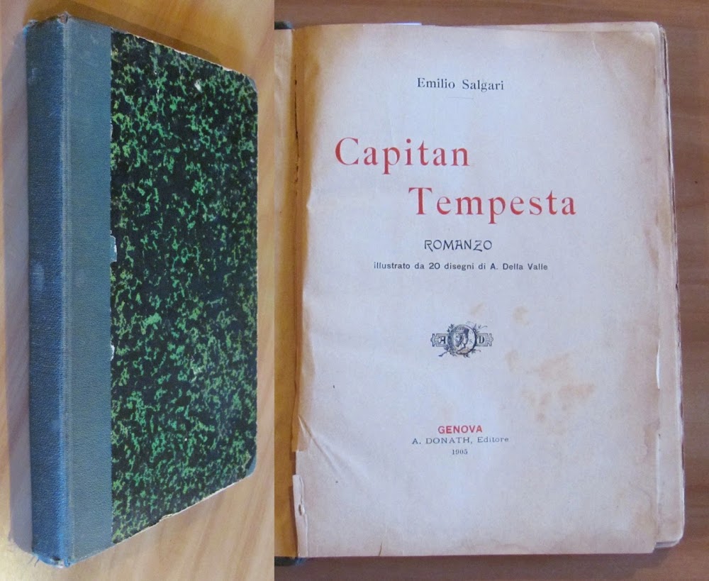 CAPITAN TEMPESTA, I ed. 1905 - ill. DELLA VALLE