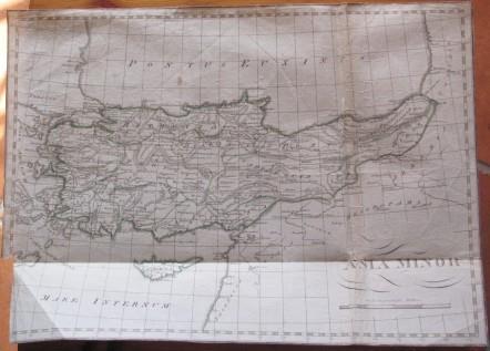 Carta Geografica ASIA MINOR - Scala 60 Geograph Milliar