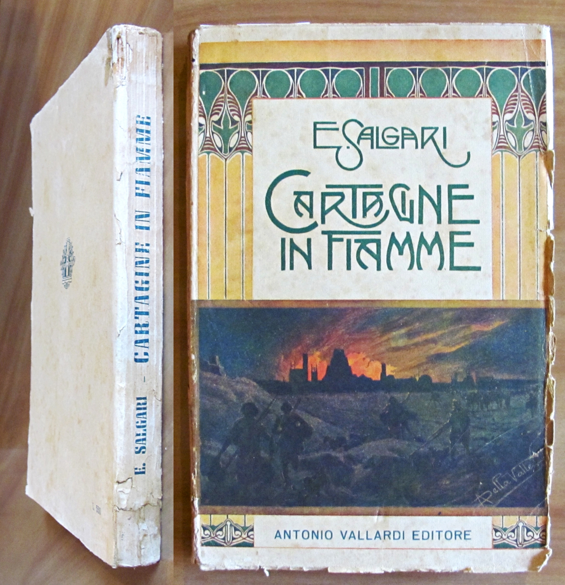 CARTAGINE IN FIAMME, 1947 - ill. DELLA VALLE