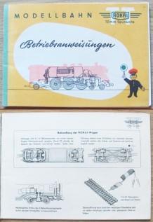 Catalogo Rokal 12 Mm Spurweite. Modellbahn 1958 Ca.. (Tedesco)