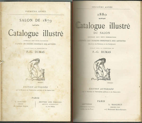 CATALOGUE ILLUSTRE' - SALON DE 1879 Premiere Année unita a …