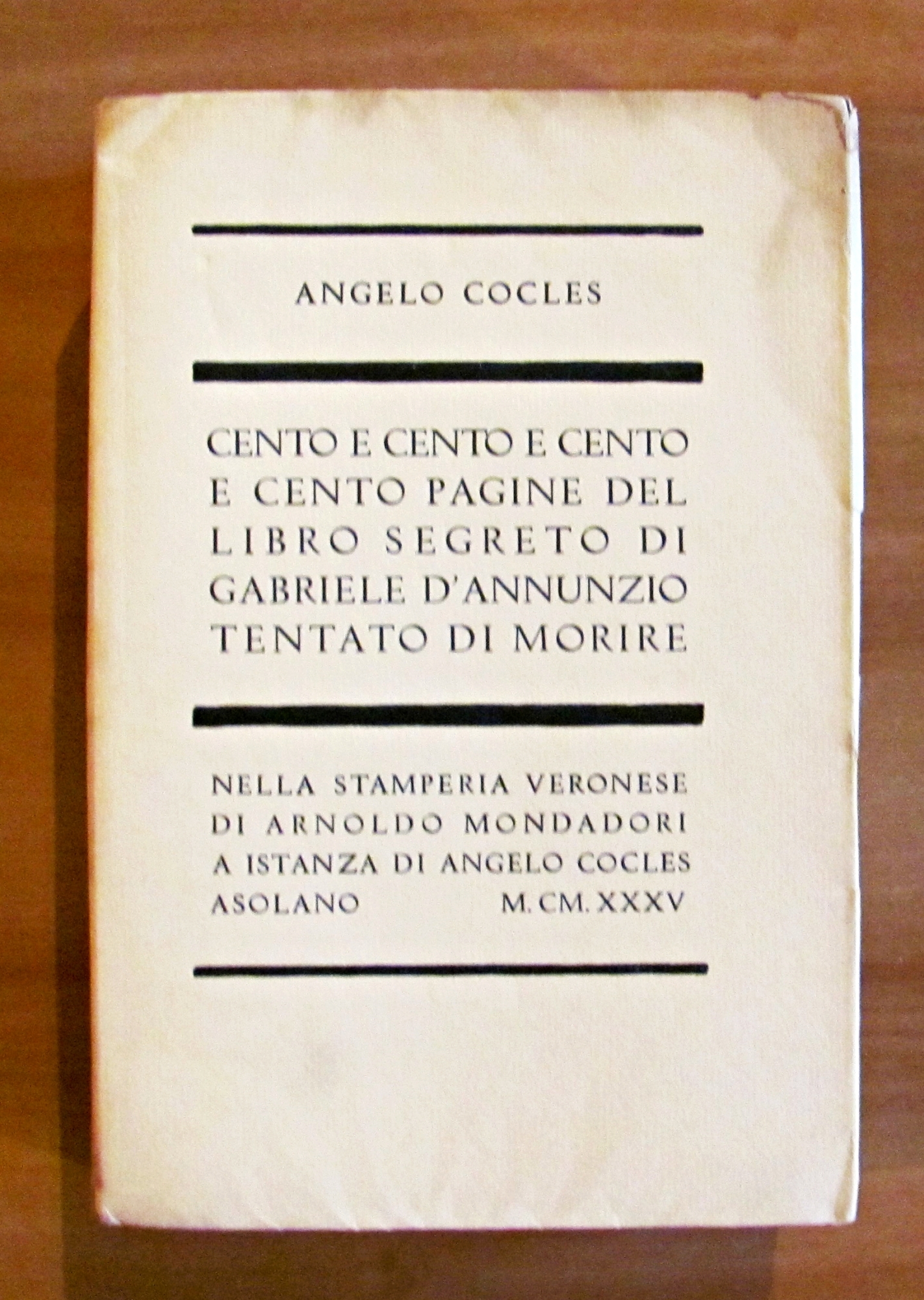 CENTO E CENTO E CENTO E CENTO PAGINE DEL LIBRO …